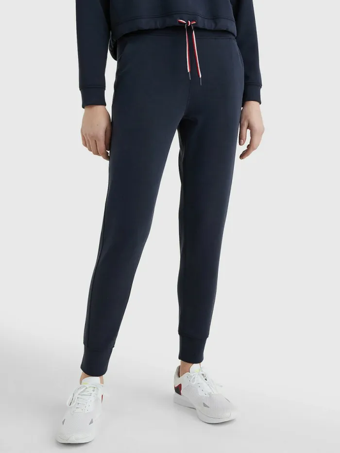 Tommy Hilfiger Sport Regular Fit Joggers Sueded Desert Sky Womens Trousers