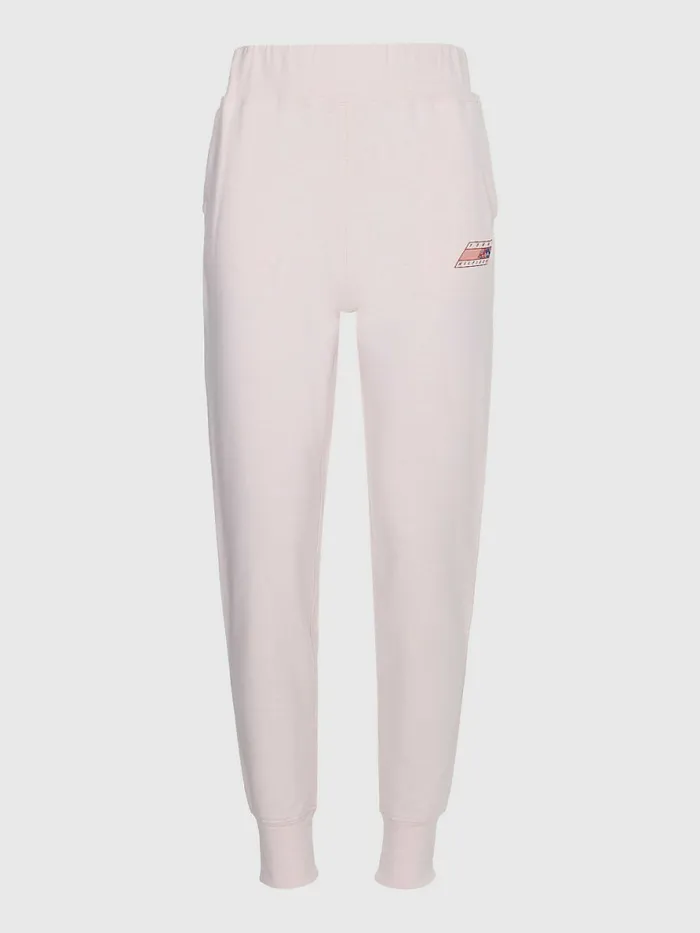 Tommy Hilfiger Sport Relaxed Fit Joggers Pale Pink Womens Trousers
