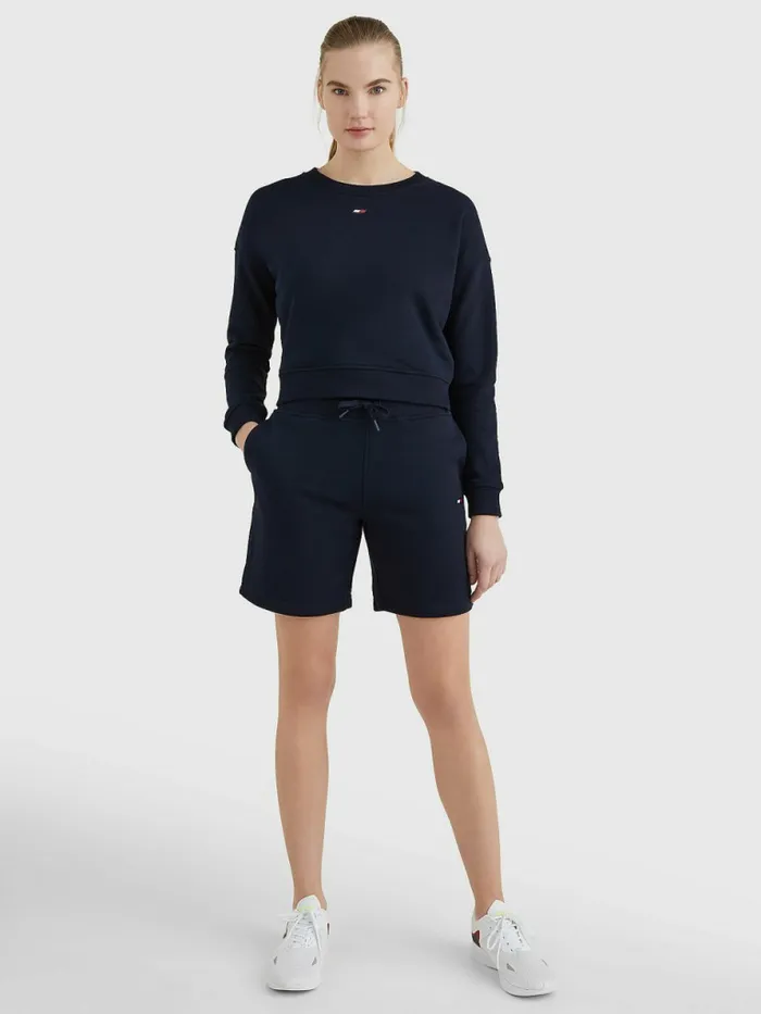 Tommy Hilfiger Sport Relaxed Fit Terry Shorts Desert Sky Womens Tommy Hilfiger Sport Gift for Friend