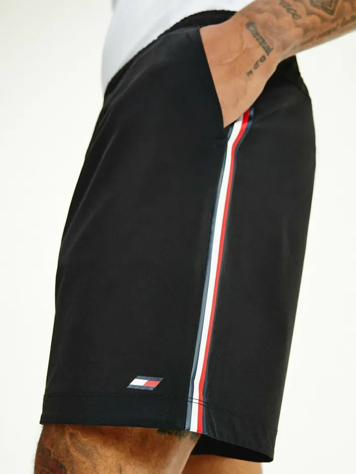 Tommy Hilfiger Sport Signature Recycled Shorts Black Mens Tommy Hilfiger Sport Online Tommy Hilfiger Sport Signature Recycled Shorts Black Mens Tommy Hilfiger Sport Online