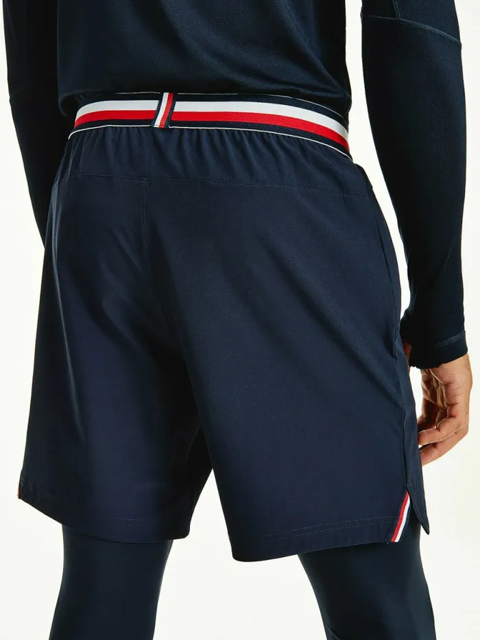 Tommy Hilfiger Sport Signature Tape Recycled Shorts Desert Sky Mens Tommy Hilfiger Sport Cheap On Sale