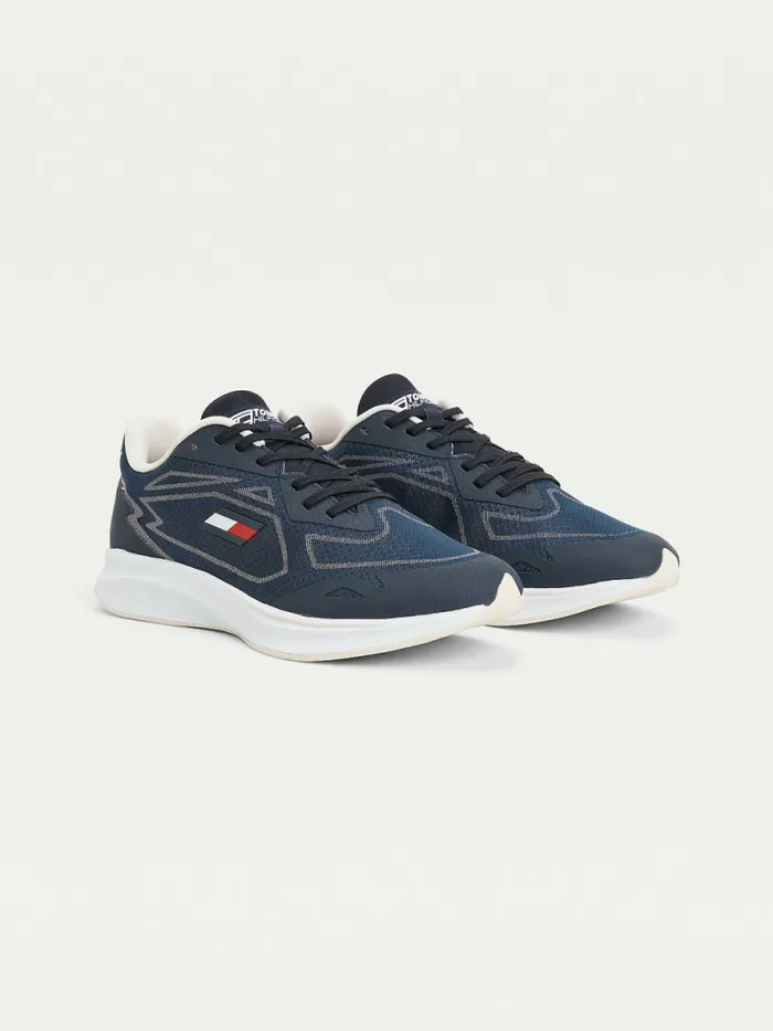 Tommy Hilfiger Sport Sleek Mixed Texture Trainers Desert Sky Womens Trainers Online Tommy Hilfiger Sport Sleek Mixed Texture Trainers Desert Sky Womens Trainers Online