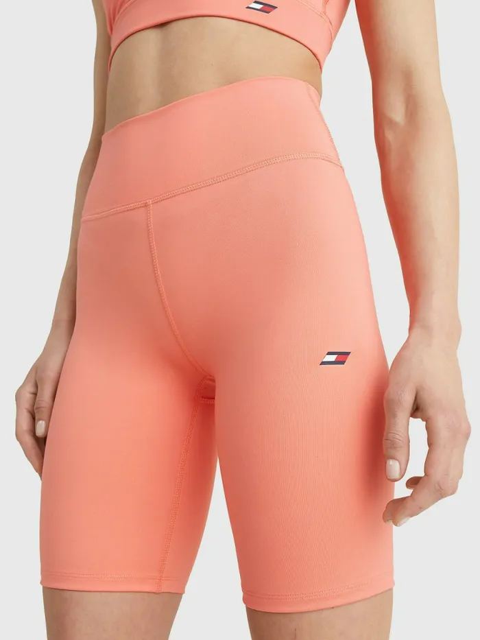 Tommy Hilfiger Sport Stretch Skinny Shorts Coral Blossom Womens Shorts Popular Tommy Hilfiger Sport Stretch Skinny Shorts Coral Blossom Womens Shorts Popular