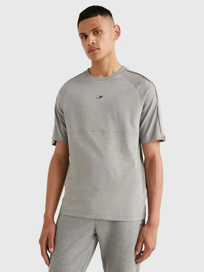 Tommy Hilfiger Sport Temperature Comfort TShirt Medium Grey Heather Mens TShirts Popular Tommy Hilfiger Sport Temperature Comfort TShirt Medium Grey Heather Mens TShirts Popular