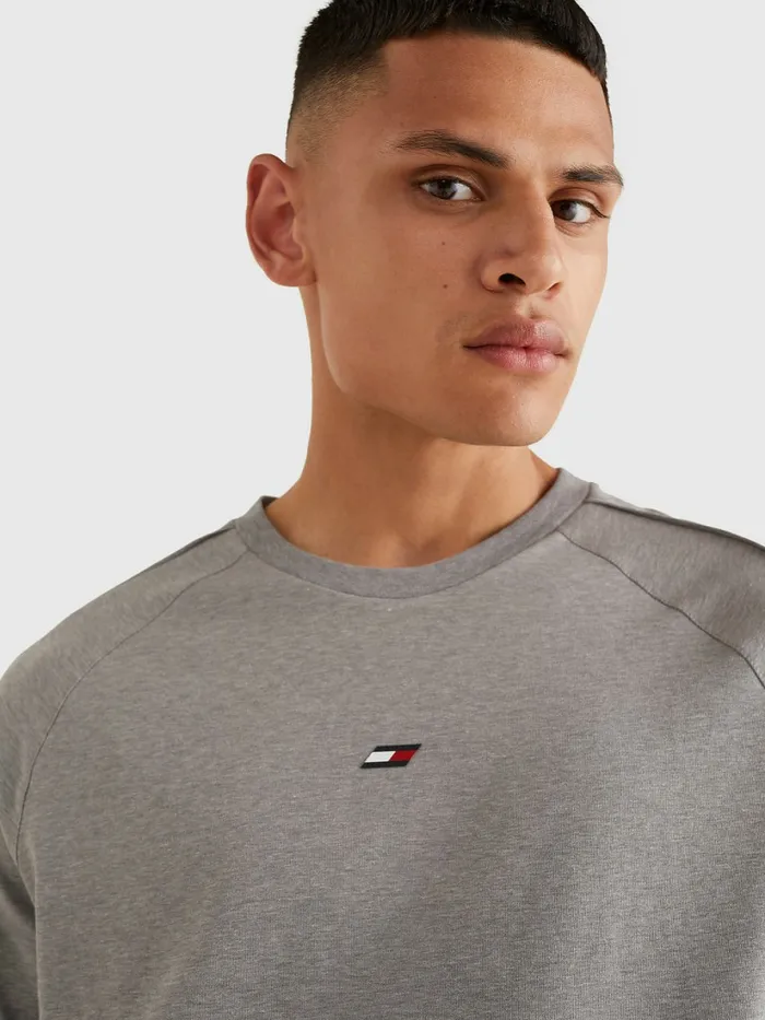 Tommy Hilfiger Sport Temperature Comfort TShirt Medium Grey Heather Mens TShirts Popular