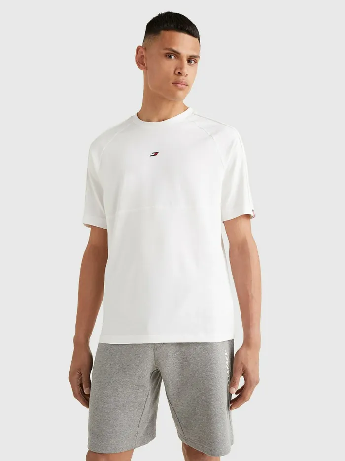 Tommy Hilfiger Sport Temperature Comfort TShirt White Mens TShirts Sale