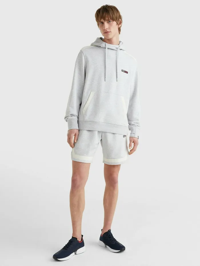 Tommy Hilfiger Sport Th Comfort Relaxed Fit Shorts Ice Heather Mens Shorts Near Me
