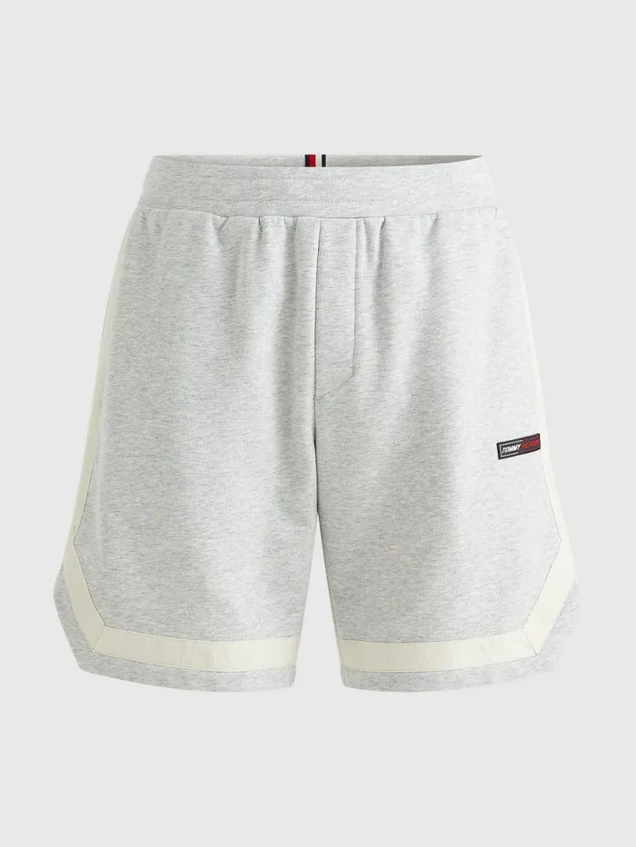 Tommy Hilfiger Sport Th Comfort Relaxed Fit Shorts Ice Heather Mens Shorts Near Me