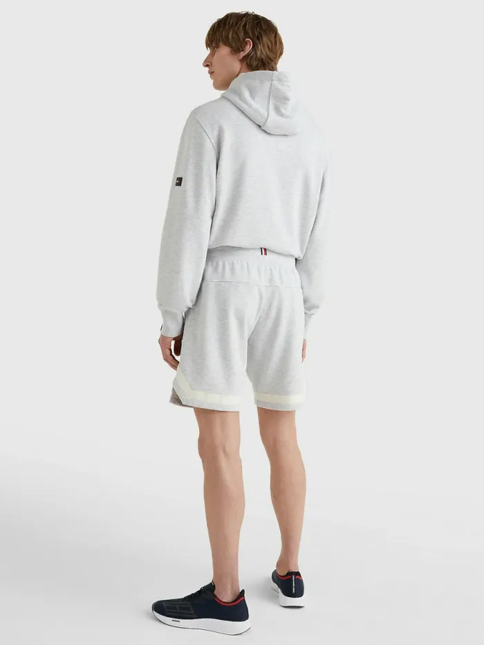 Tommy Hilfiger Sport Th Comfort Relaxed Fit Shorts Ice Heather Mens Tracksuits On Sale
