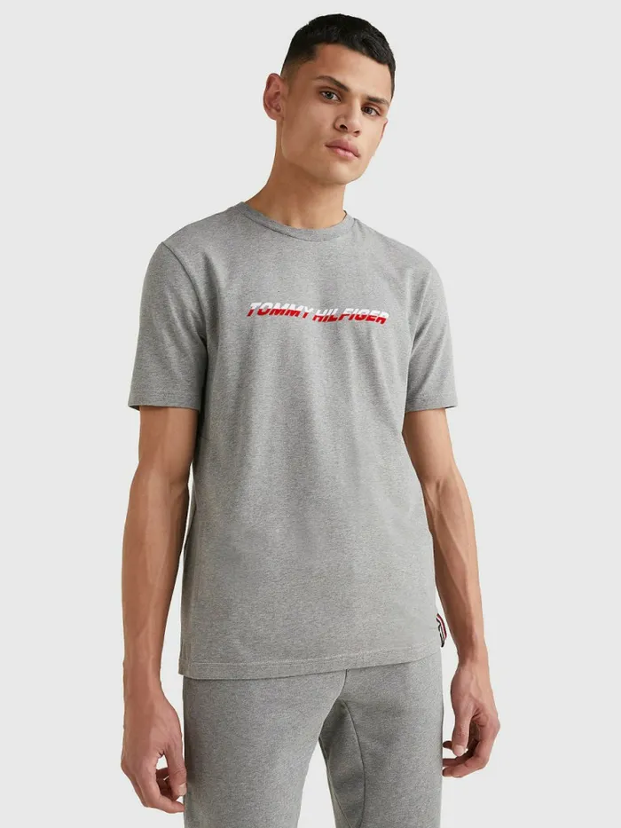 Tommy Hilfiger Sport Th Cool Graphic TShirt Medium Grey Heather Mens TShirts Online Tommy Hilfiger Sport Th Cool Graphic TShirt Medium Grey Heather Mens TShirts Online