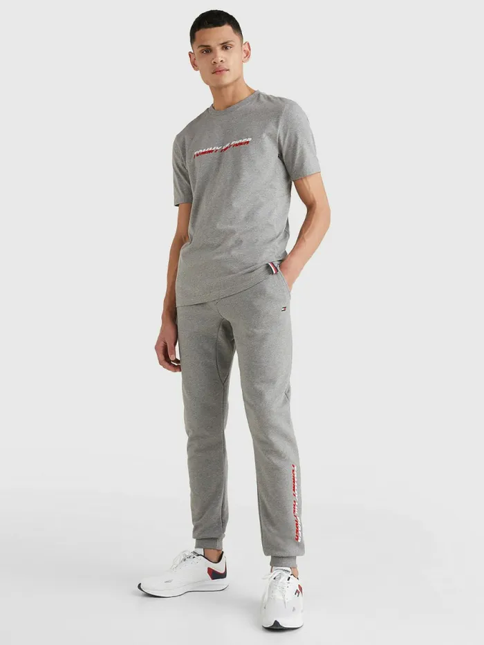 Tommy Hilfiger Sport Th Cool Graphic TShirt Medium Grey Heather Mens TShirts Online