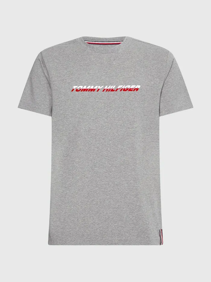 Tommy Hilfiger Sport Th Cool Graphic TShirt Medium Grey Heather Mens TShirts Online