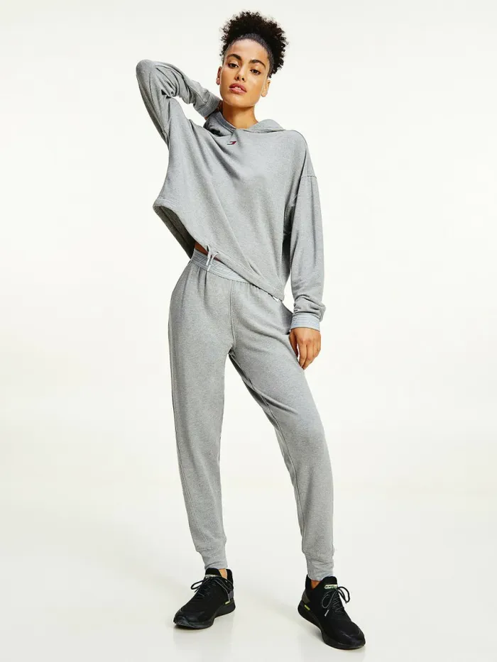 Tommy Hilfiger Sport Th Cool Slim Fit Trousers Light Grey Heather Womens Trousers Tommy Hilfiger Sport Th Cool Slim Fit Trousers Light Grey Heather Womens Trousers