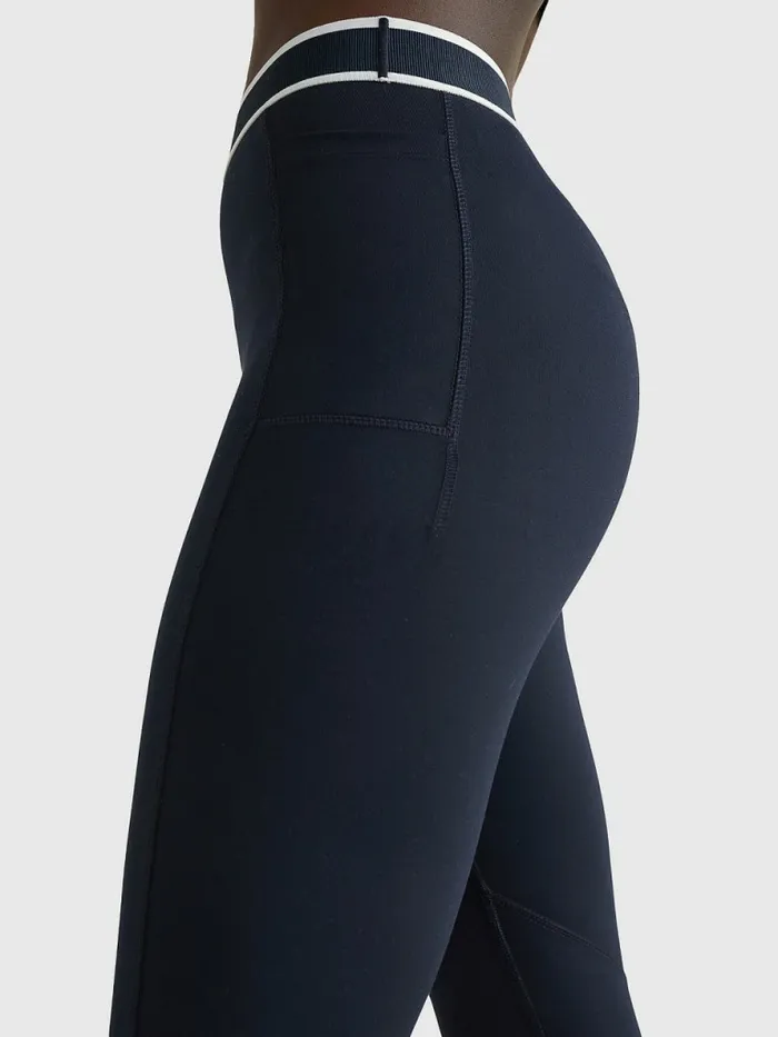 Tommy Hilfiger Sport Tommy Icons Full Length Leggings Desert Sky Womens Tommy Hilfiger Sport
