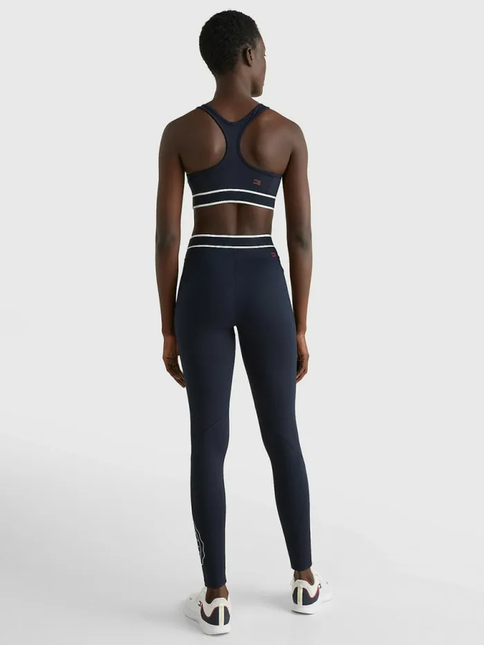 Tommy Hilfiger Sport Tommy Icons Full Length Leggings Desert Sky Womens Trousers