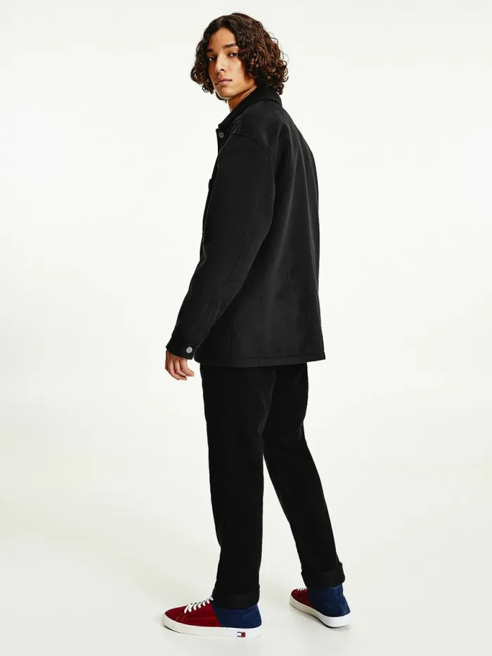 Tommy Hilfiger Stretch Moleskin Worker Jacket Black Mens Coats and Jackets Gift Ideas