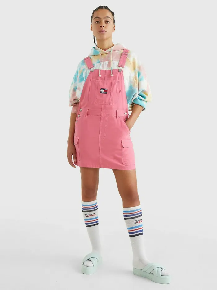 Tommy Hilfiger Surplus Dungaree Dress Garden Rose Womens Dresses and Jumpsuits Popular