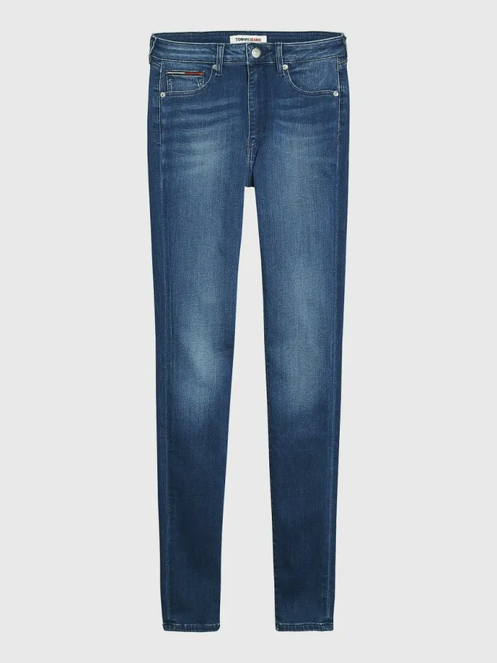 Tommy Hilfiger Sylvia High Rise Super Skinny Fit Jeans New Niceville Mid Blue Stretch Womens Jeans Near Me