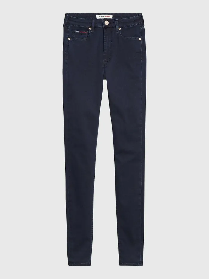 Tommy Hilfiger Sylvia High Rise Super Skinny Jeans Avenue Dark Blue Stretch Womens Essentials Near Me