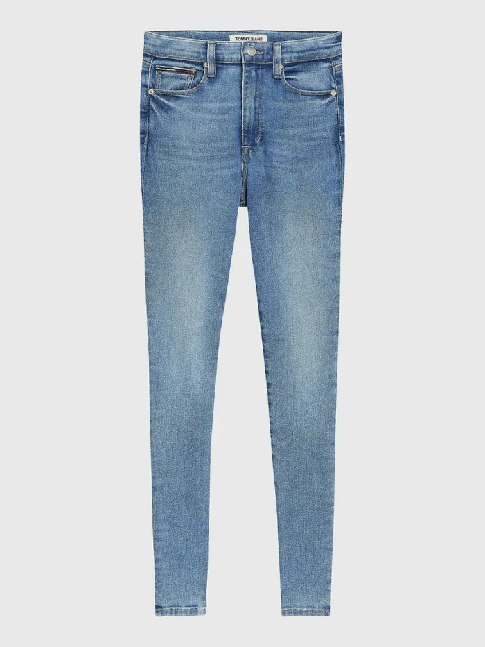 Tommy Hilfiger Sylvia High Rise Super Skinny Jeans Denim Medium Womens Jeans Cheap On Sale