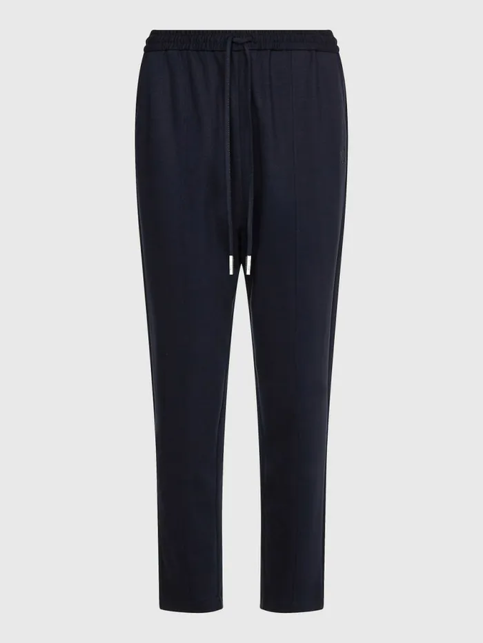 Tommy Hilfiger Tape Drawstring Tapered Fit Trousers Desert Sky Womens Trousers