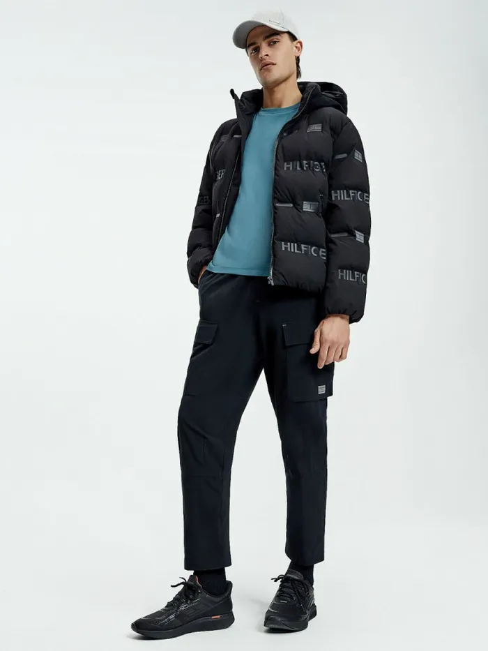 Tommy Hilfiger Tech Essential GoreTex Puffer Jacket Black Mens Coats and Jackets Online