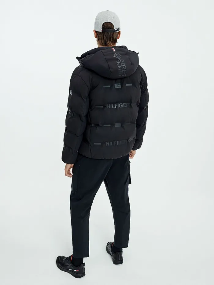 Tommy Hilfiger Tech Essential GoreTex Puffer Jacket Black Mens Coats and Jackets Online