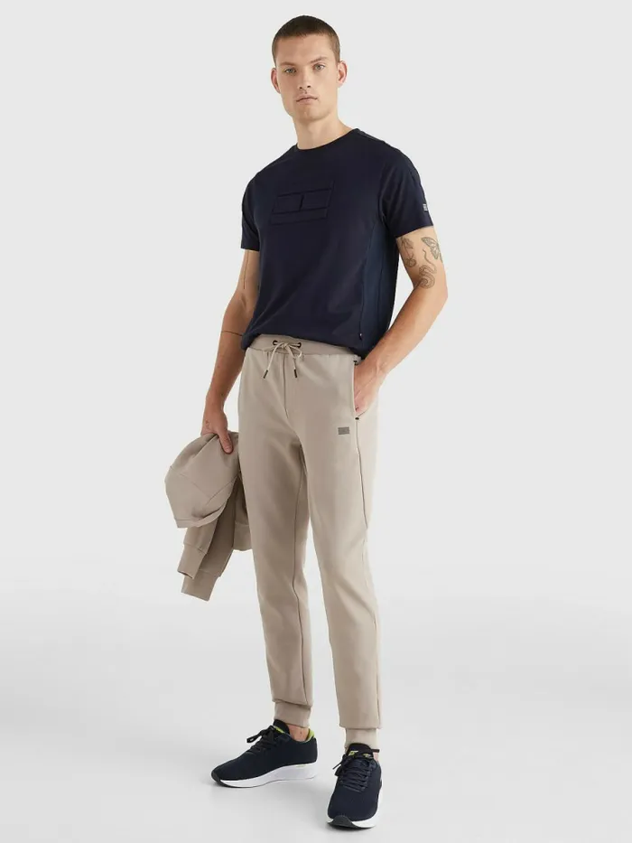 Tommy Hilfiger Tech Essentials Joggers Stone Mens Trousers