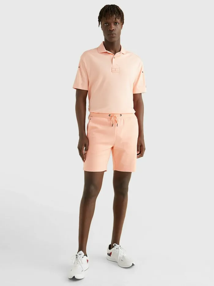 Tommy Hilfiger Tech Essentials Shorts Sunset Peach Mens Shorts Online