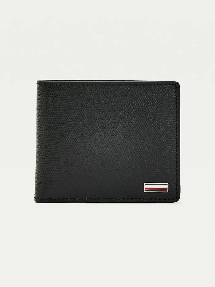 Tommy Hilfiger Th Business Card And Coin Wallet Black Mens Wallets and Card Holders Gift for Friend Tommy Hilfiger Th Business Card And Coin Wallet Black Mens Wallets and Card Holders Gift for Friend