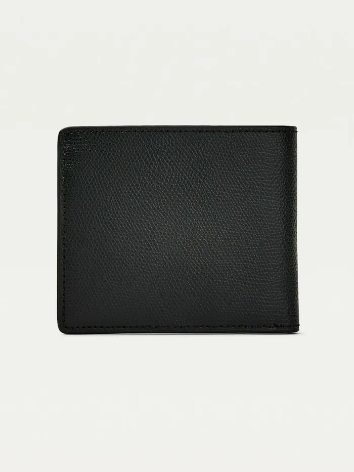 Tommy Hilfiger Th Business Card And Coin Wallet Black Mens Wallets and Card Holders Gift for Friend