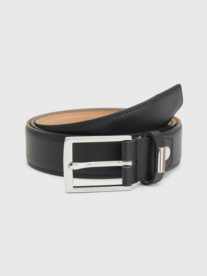 Tommy Hilfiger Th Business Leather Signature Plaque Belt Black Mens Belts Online Tommy Hilfiger Th Business Leather Signature Plaque Belt Black Mens Belts Online