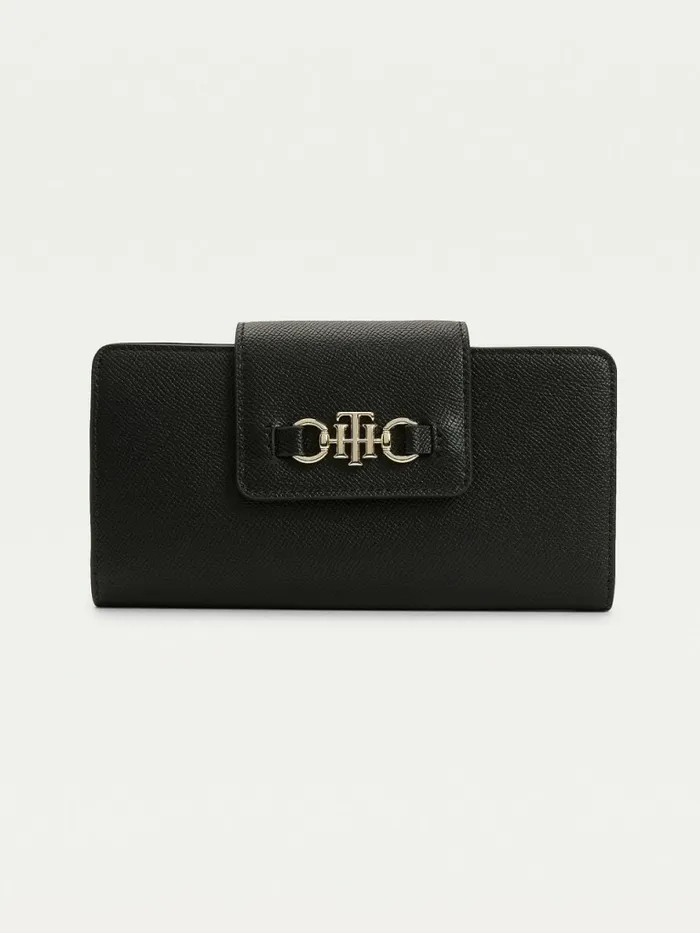 Tommy Hilfiger Th Club Large Flap Wallet Black Womens Wallets and Keyrings Online Tommy Hilfiger Th Club Large Flap Wallet Black Womens Wallets and Keyrings Online