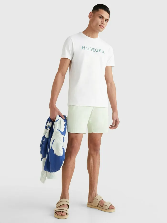Tommy Hilfiger Th Cool Embroidery TShirt White Mens TShirts Casaul