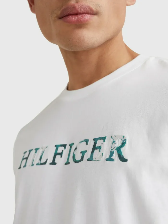 Tommy Hilfiger Th Cool Embroidery TShirt White Mens TShirts Casaul