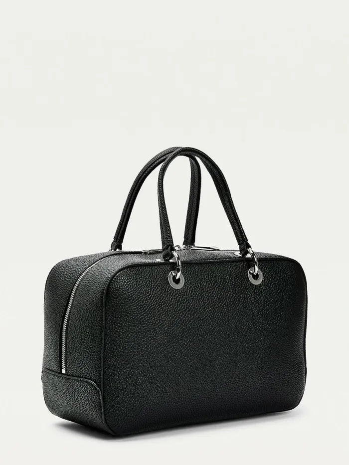 Tommy Hilfiger Th Essence Pebble Grain Duffle Bag Black Womens Bags Sale