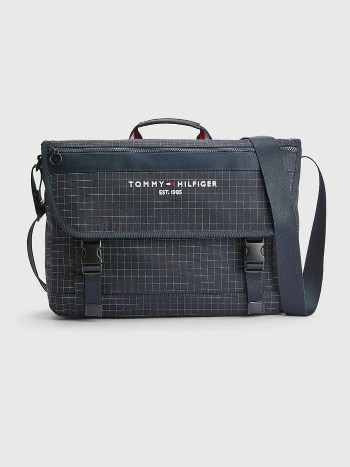 Tommy Hilfiger Th Established Messenger Bag Desert Sky Mens Bags Fashion