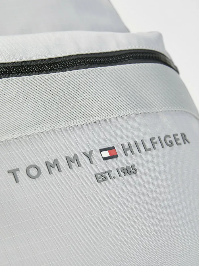 Tommy Hilfiger Th Established Recycled Polyester Backpack Iron Grey Mens Bags For Sale