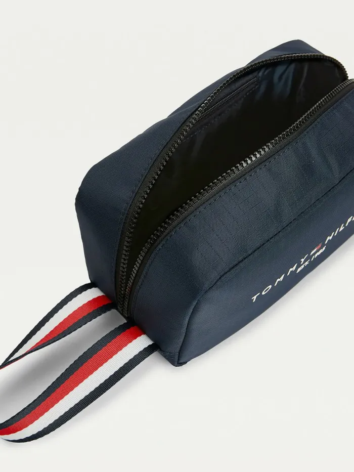 Tommy Hilfiger Th Established Recycled Washbag Desert Sky Mens Bags Gift 4 You