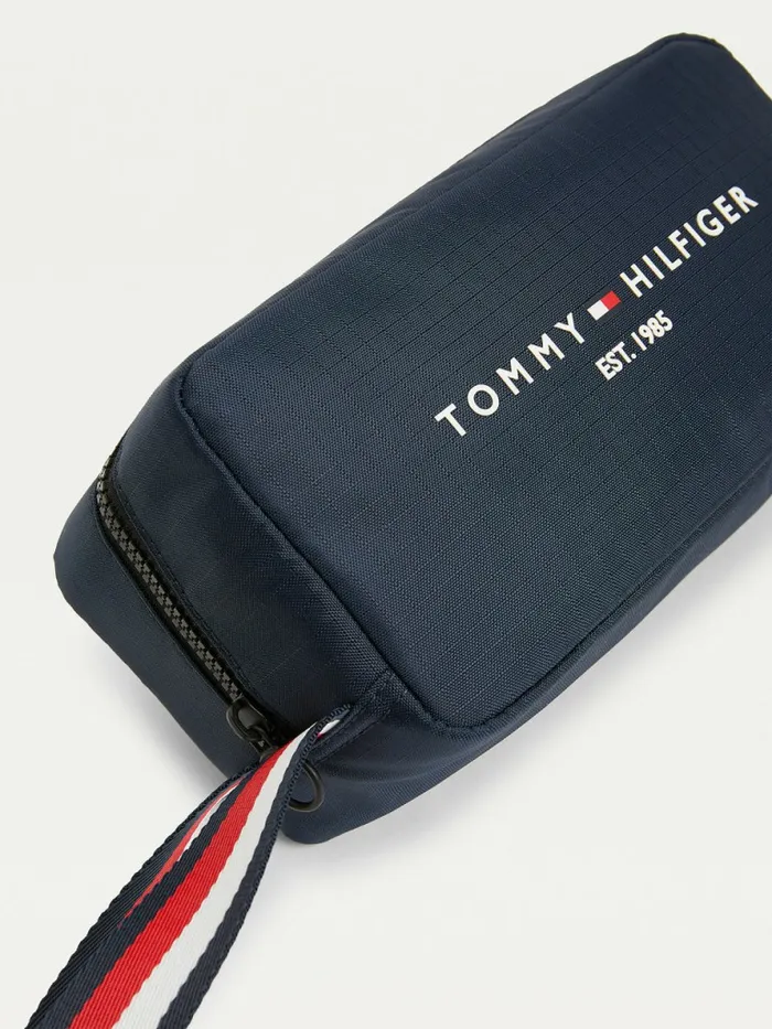 Tommy Hilfiger Th Established Recycled Washbag Desert Sky Mens Bags Gift 4 You