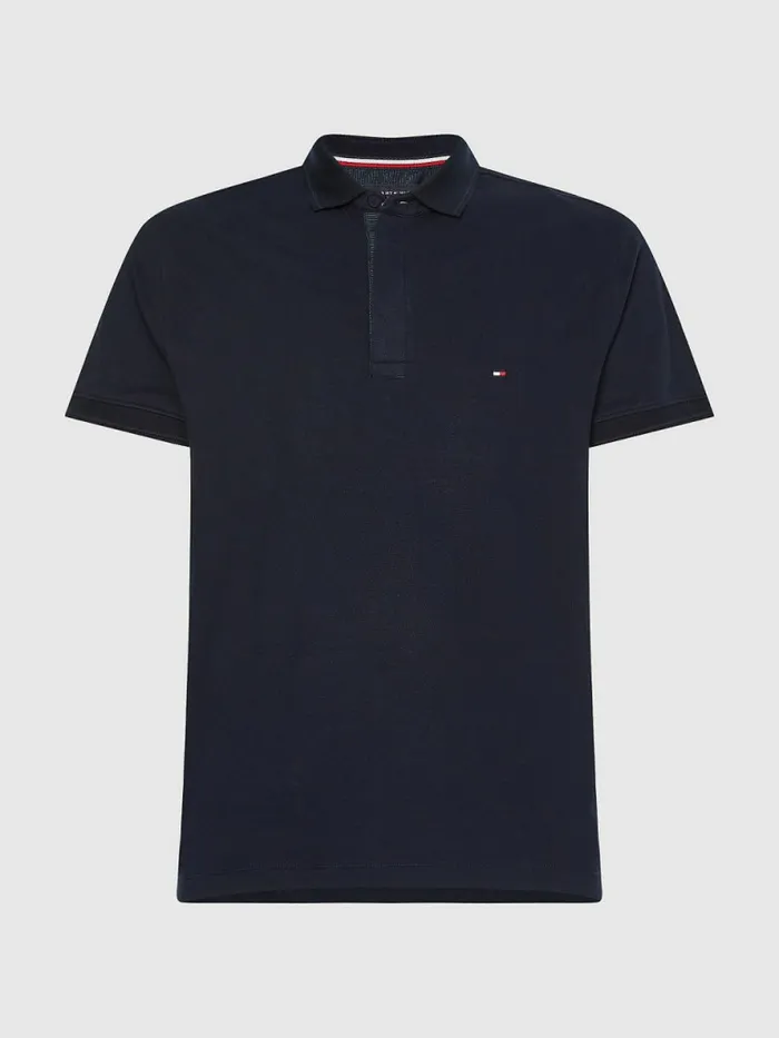 Tommy Hilfiger Th Flex Regular Fit Polo Desert Sky Mens Polo Shirts Online
