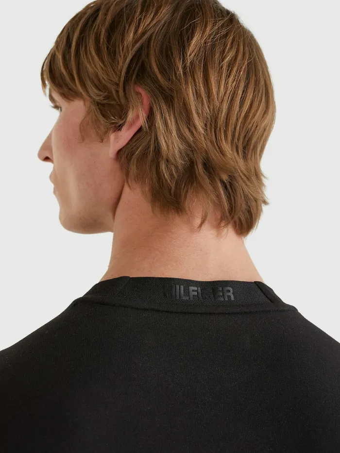 Tommy Hilfiger Th Flex Tech Essentials TShirt Black Mens TShirts Gift Ideas