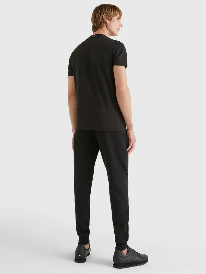 Tommy Hilfiger Th Flex Tech Essentials TShirt Black Mens TShirts Gift Ideas