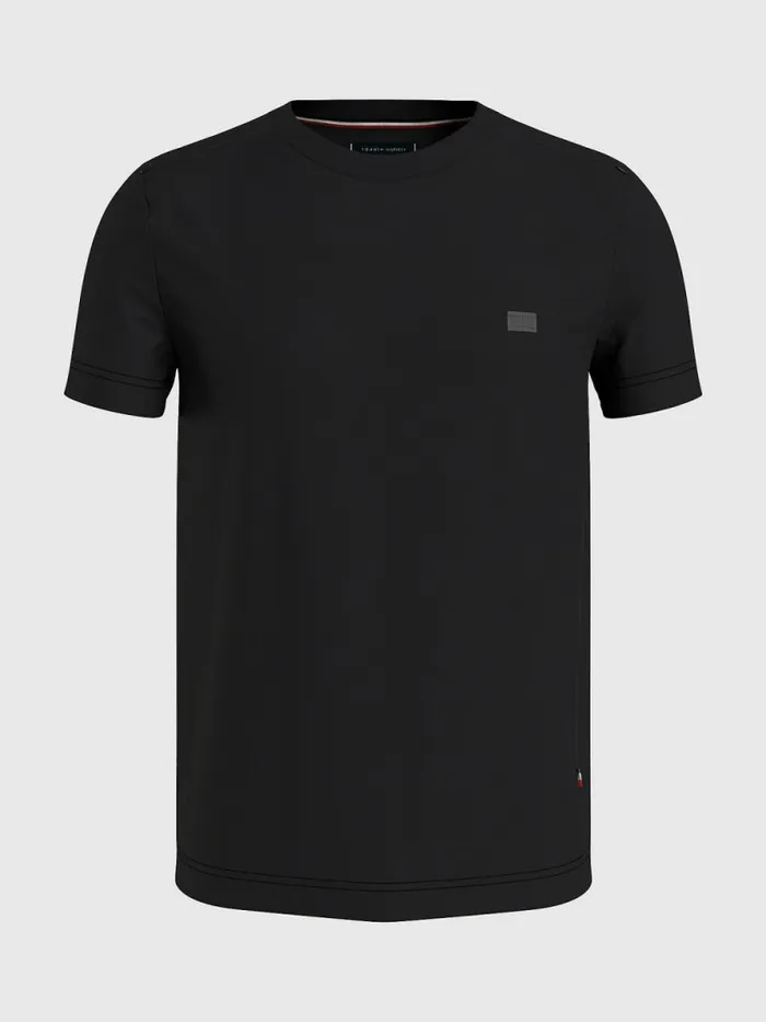 Tommy Hilfiger Th Flex Tech Essentials TShirt Black Mens TShirts Gift Ideas