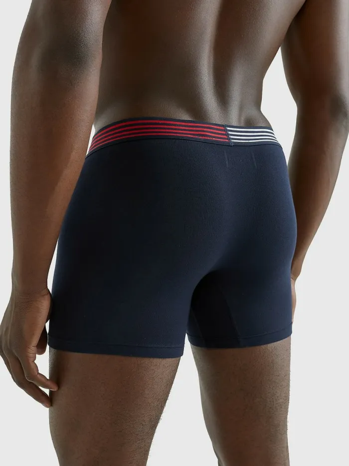 Tommy Hilfiger Th Stretch Cotton Boxer Briefs Desert Sky Mens Underwear Fashion