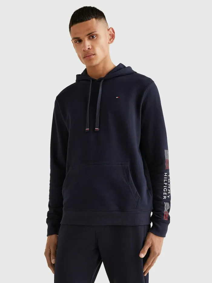 Tommy Hilfiger Th Stretch Logo Sleeve Hoody Desert Sky Mens Sweatshirts and Hoodies Gift 4 You Tommy Hilfiger Th Stretch Logo Sleeve Hoody Desert Sky Mens Sweatshirts and Hoodies Gift 4 You