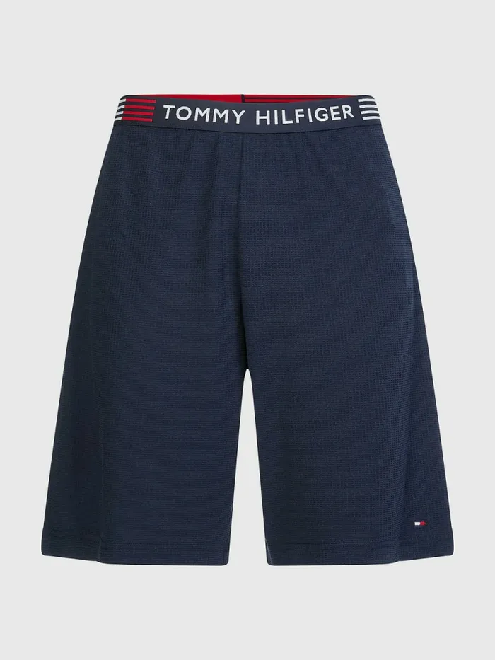 Tommy Hilfiger Th Stretch Textured Shorts Desert Sky Mens Loungewear and Nightwear Gift for Friend