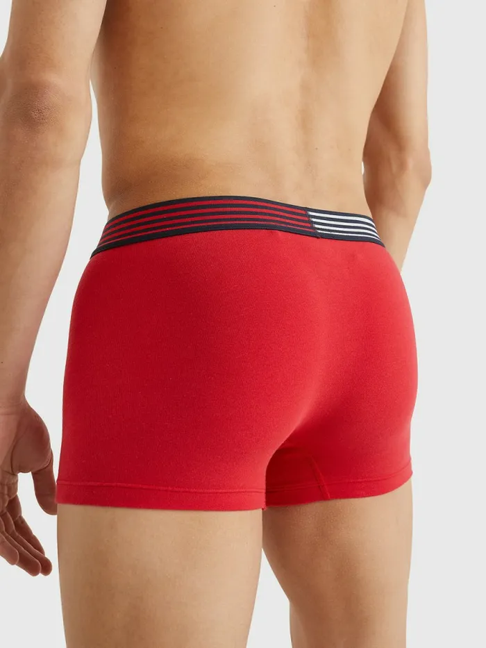 Tommy Hilfiger Th Stretch Trunks Primary Red Mens Underwear Sale