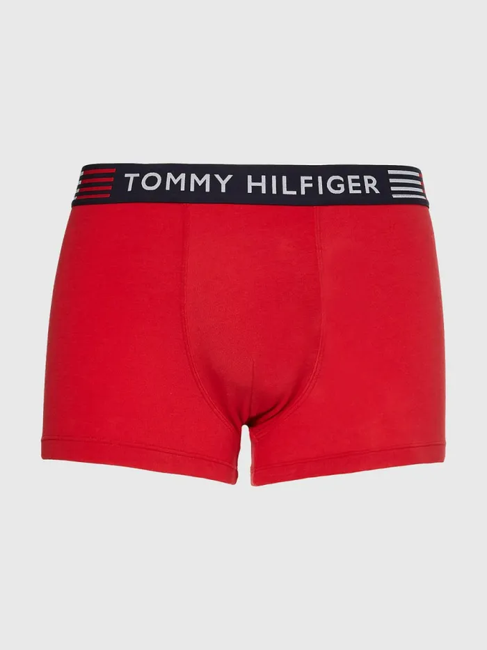 Tommy Hilfiger Th Stretch Trunks Primary Red Mens Underwear Sale