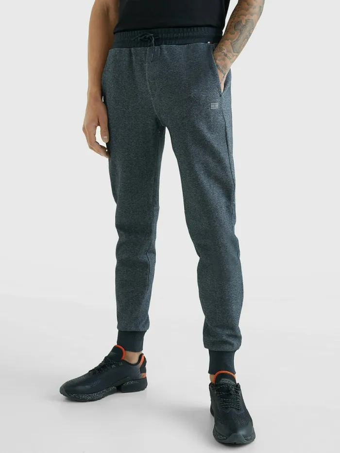 Tommy Hilfiger Th Tech Essential Joggers Dark Grey Heather Mens Trousers